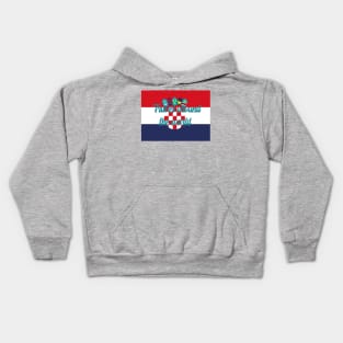 Travel Around the World - Croatia Kids Hoodie